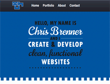 Tablet Screenshot of chrisjbrenner.com